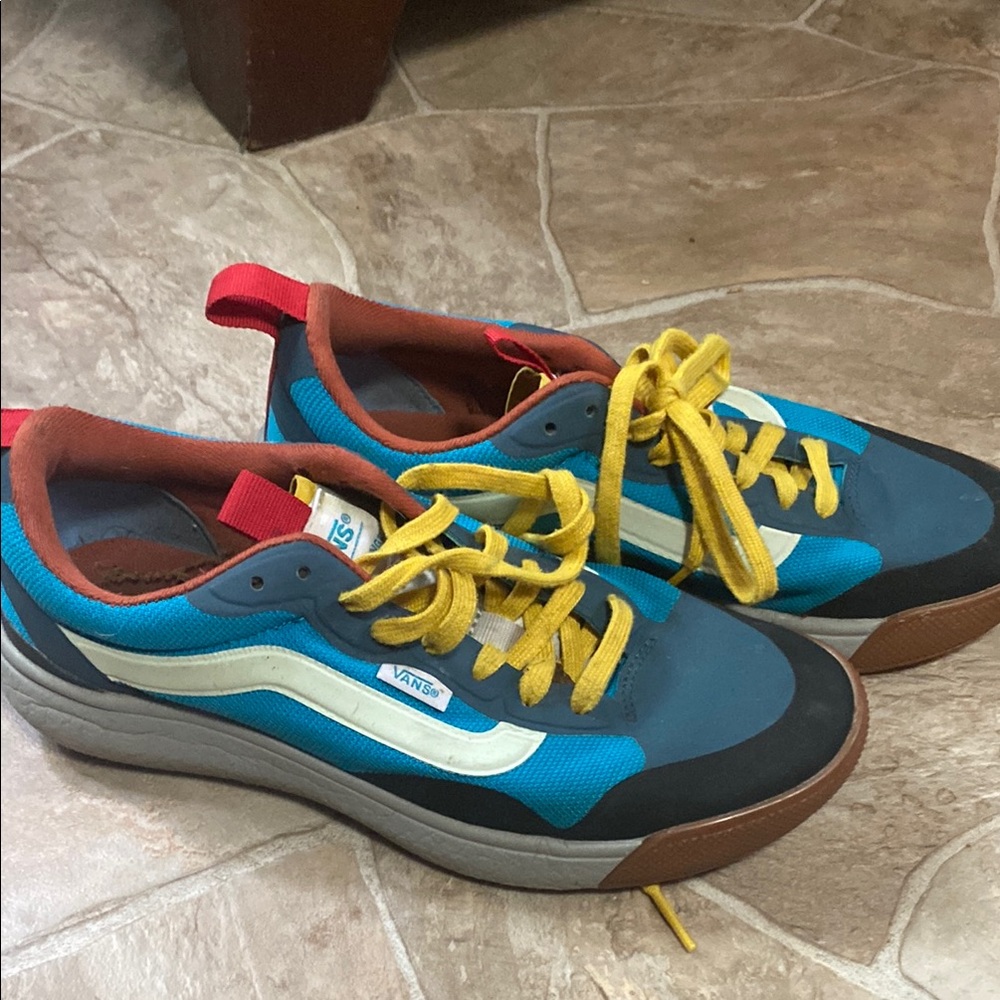 Vans Blue and Yellow Sneakers
